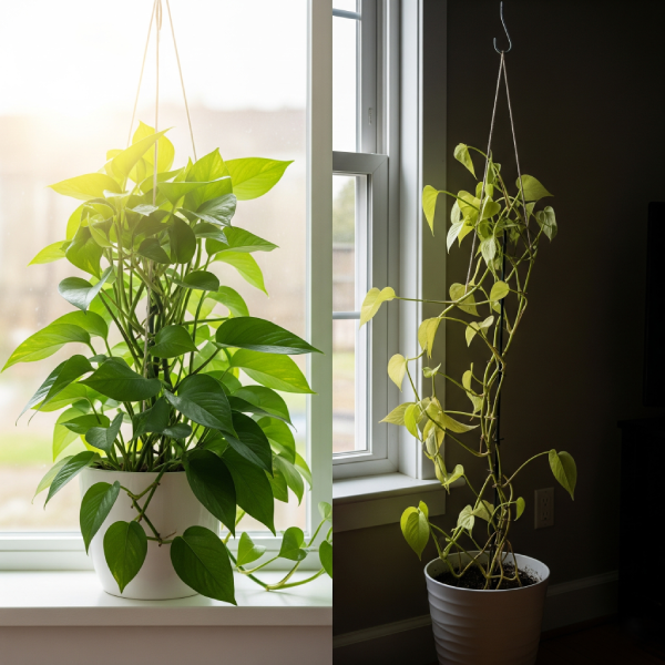 pothos plant (Epipremnum aureum)